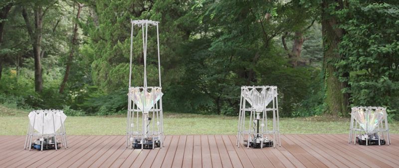 야외 친화형 모듈형 로봇 가구 시스템 OnOBOT(오노봇). KIST 제공