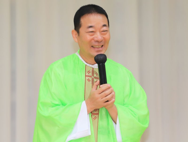 [여수=뉴시스] 여수시 신기동성당 김양회 주임신부. photo@newsis.com *재판매 및 DB 금지