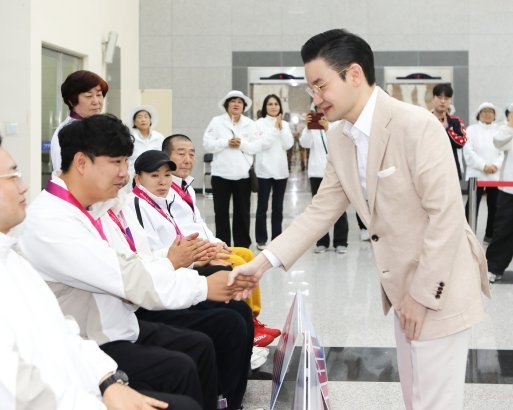 배동현 BDH재단 이사장, 전국장애인체전 사격 금빛 레이스 현장 격려