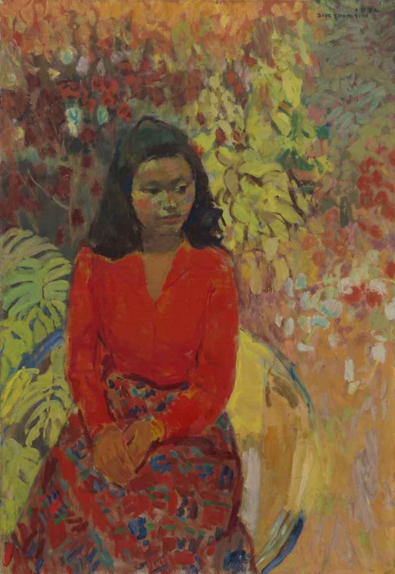 가을의 여인 97x145.5cm Oil on canvas 1974 *재판매 및 DB 금지