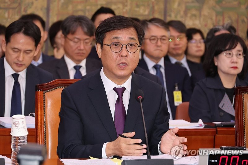 답변하는 최휘영 문체부 장관 (출처=연합뉴스)