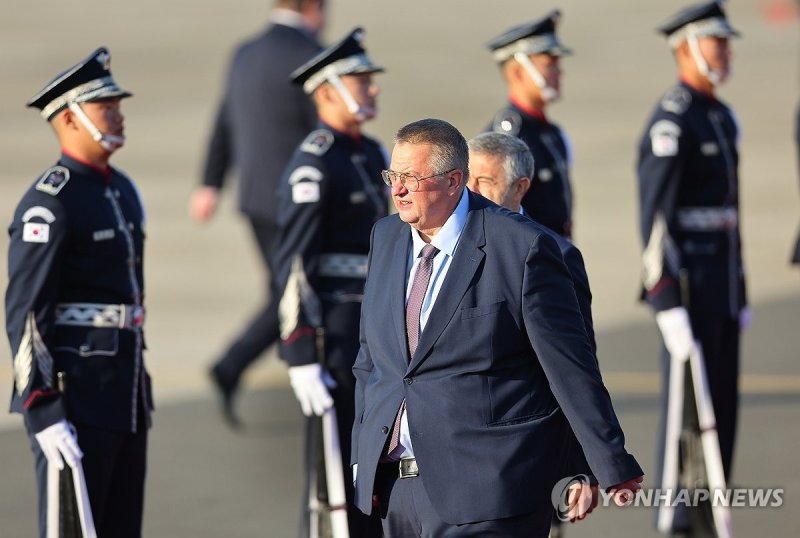 APEC 러시아 국제문제부총리 한국 도착 (출처=연합뉴스)