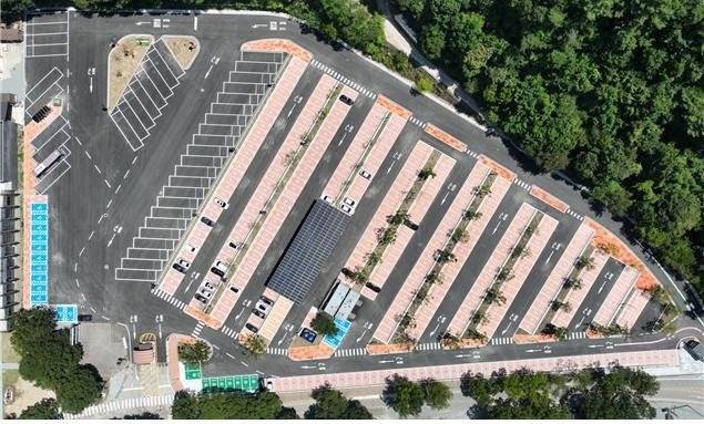 [청송=뉴시스] 상의주차장 (사진=주왕산국립공원사무소 제공) 2025.10.29. photo@newsis.com *재판매 및 DB 금지