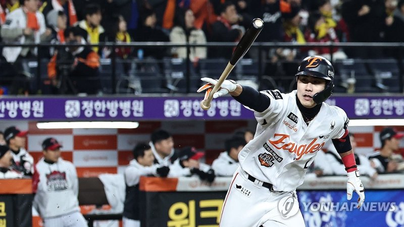 한화 심우준 '승리하자!' (출처=연합뉴스)