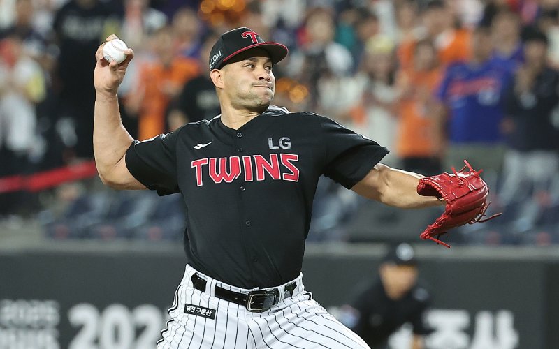 LG 트윈스 외국인 투수 요니 치리노스. 2025.9.26/뉴스1 ⓒ News1 김진환 기자