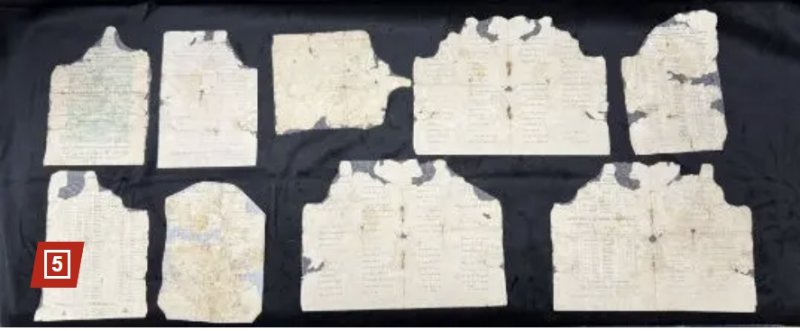 [서울=뉴시스]1912년 침몰한 타이타닉호에 탑승했다가 희생된 프레데릭 서튼이 가지고 있던 '1등석 승객 명단'. (사진출처: 뉴욕포스트 홈페이지 캡처) 2025.10.29.