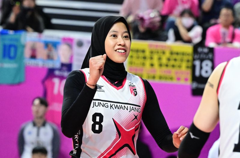 여자 프로배구 정관장의 아시아 쿼터 선수 메가 (출처=연합뉴스)