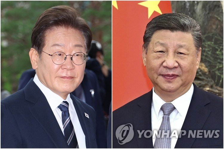 이재명 대통령(왼쪽)과 시진핑 중국 국가주석 (출처=연합뉴스)