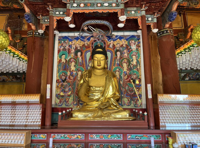 '세종 비암사 소조아미타여래좌상'(국가유산청 제공)