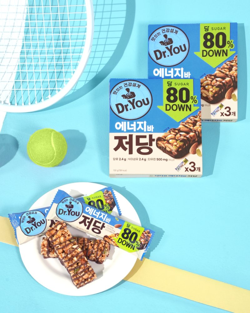 오리온 닥터유 에너지바 저당 제품 이미지.(오리온 제공)