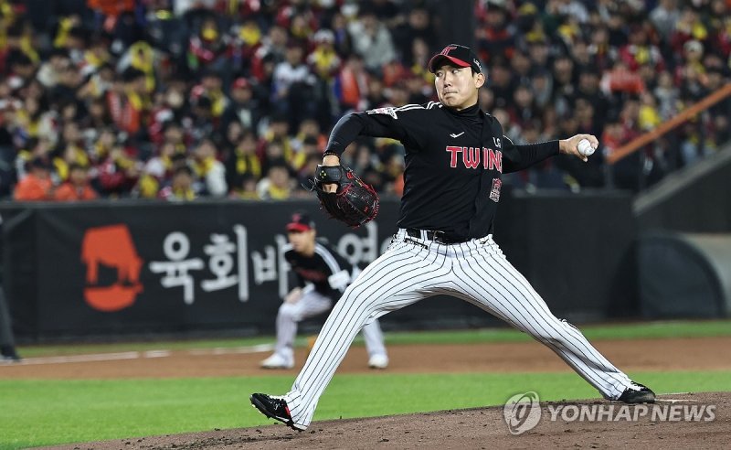 LG 손주영 역투 (출처=연합뉴스)