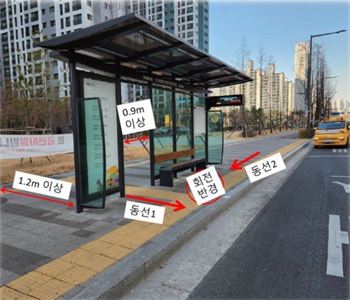 경기도 버스 정류소 교통약자 편의시설 설치 기준 (출처=연합뉴스)