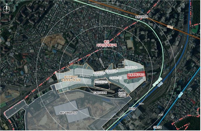 용산전자상가 일대 위치도. 서울시 제공