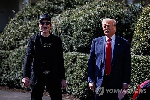 머스크와 트럼프 (출처=연합뉴스)