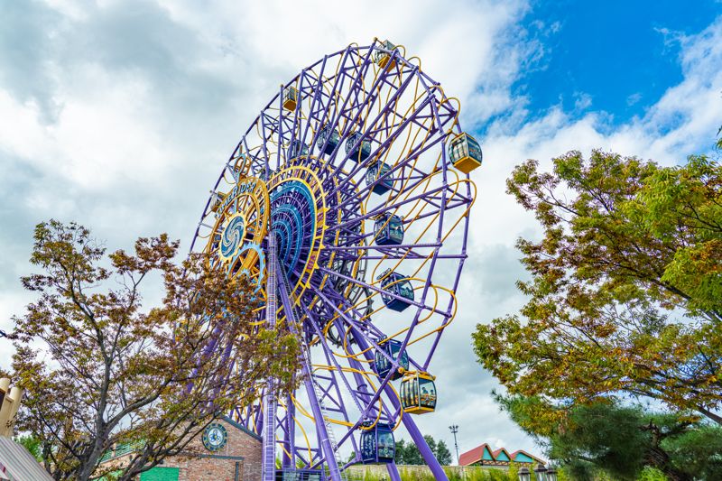 경주월드 인기 어트랙션 '타임라이더'