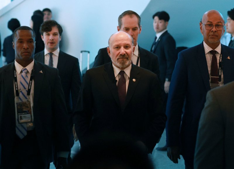 하워드 러트닉 미국 상무장관이 29일 경북 경주예술의전당에서 열린 아시아태평양경제협력체(APEC) 정상회의 최고경영자(CEO) 서밋(Summit) 한미 비지니스 라운드 테이블 행사에 참석하고 있다. (공동취재) 2025.10.29/뉴스1 ⓒ News1 김민지 기자