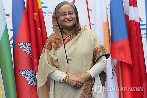 하시나 전 방글라데시 총리 (출처=연합뉴스)