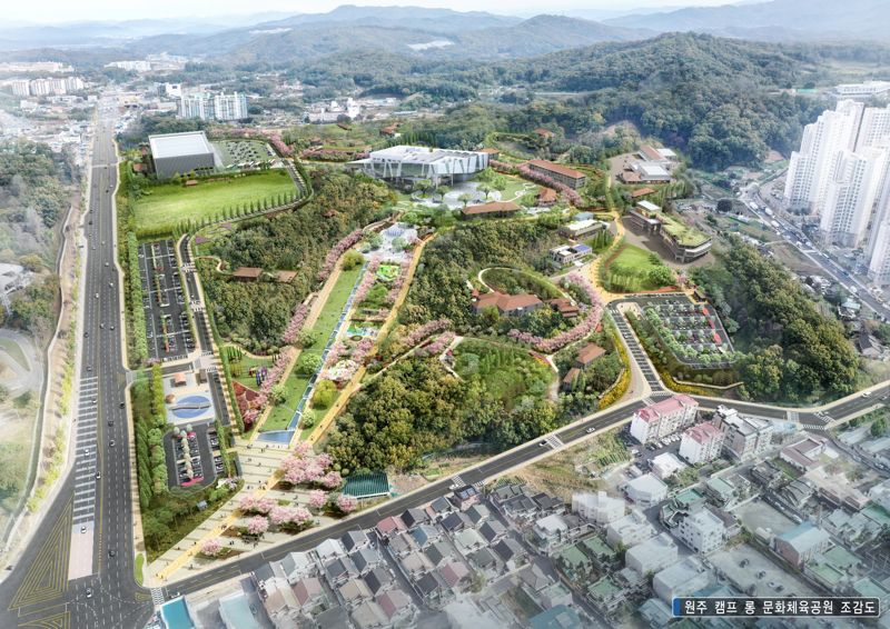 원주캠프롱 조감도. 원주시 제공