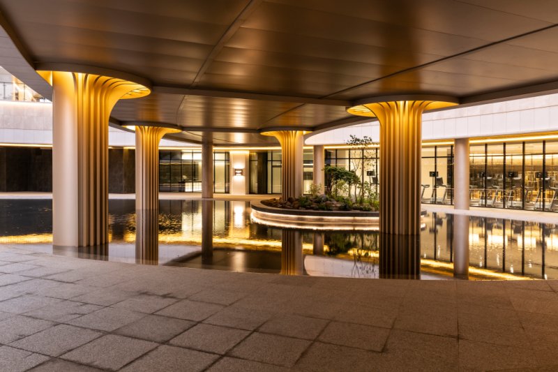 라체르보 써밋 썬큰정원. 대우건설 제공