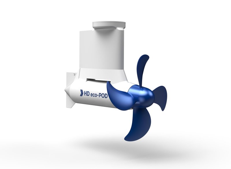 3MW급 프로펠러-모터 직결형 선회식 전기추진기(POD) 조감도. (HD현대중공업 제공. 재판매 및 DB 금지) /뉴스1