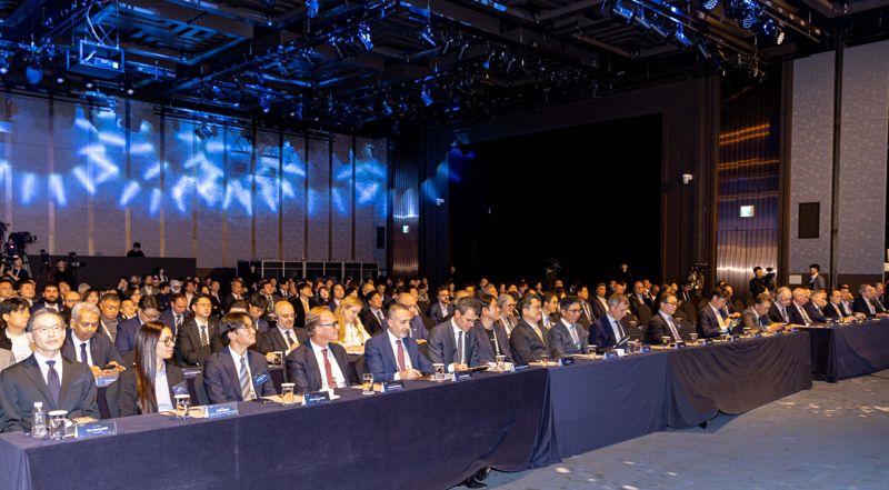 지난 30일 서울 그랜드 인터콘티넨탈 파르나스 호텔에서 열린 'Invest KOREA 컨퍼런스' 행사장. 사진=코트라 제공