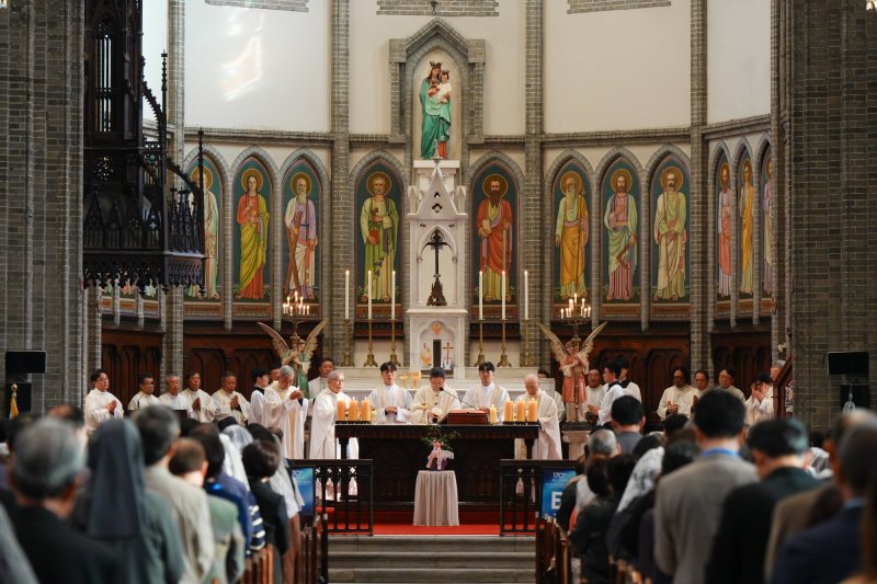 [부천=뉴시스] 정일형 기자 = 가톨릭대, 개교 170주년 기념식. (사진=가톨릭대 제공)