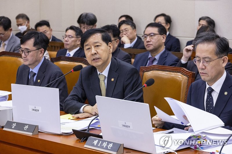 질의에 답하는 구윤철 부총리 (출처=연합뉴스)