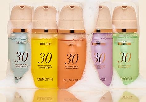 메노킨 '30초 퀵 버블마스크' 메노킨 제공