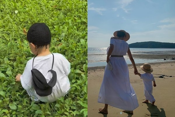 문가비, 정우성 친자 공개…父 닮아 훌쩍 컸네