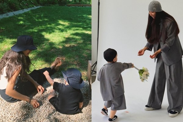 문가비, 정우성 친자 공개…父 닮아 훌쩍 컸네