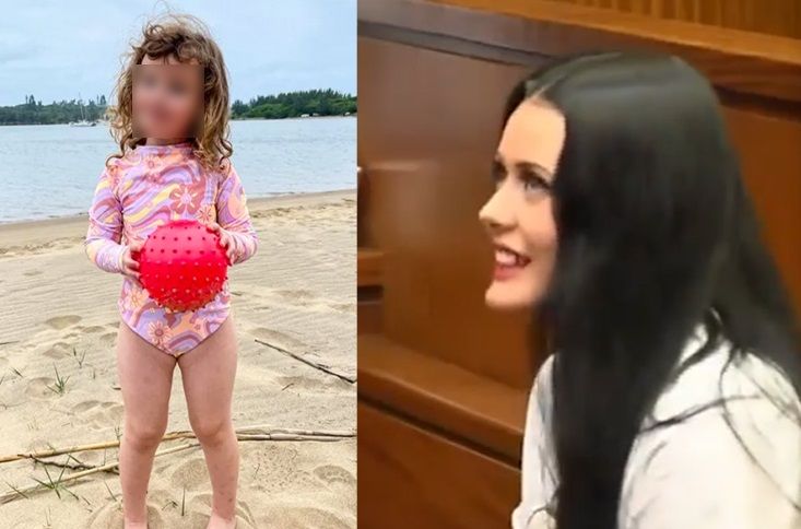 전 남자친구의 4살 딸을 성폭행 후 살해한 여성. 사진=더선, 유튜브 영상 갈무리