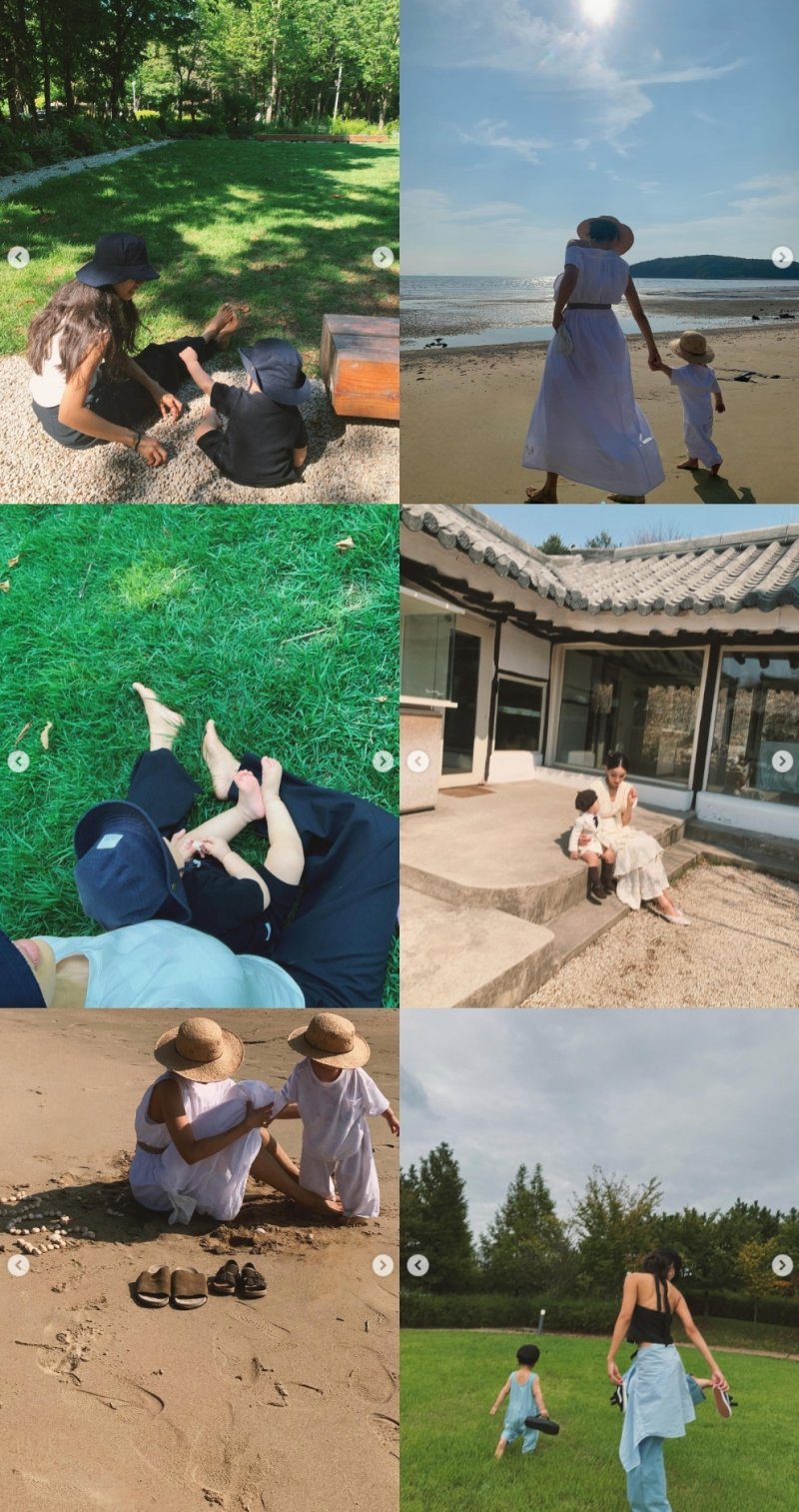 문가비, '정우성 혼외자' 아들 폭풍 성장 모습 공개…훌쩍 큰 키 '깜짝'