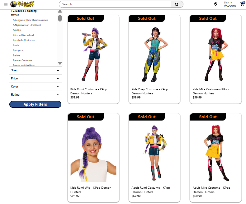 핼러윈 '케데헌 옷' 구하기 전쟁... 전 세계 부모들 고민