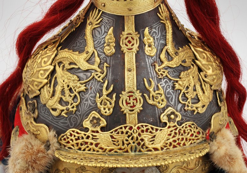 투구-감투 부분(정면). 국가유산청 제공