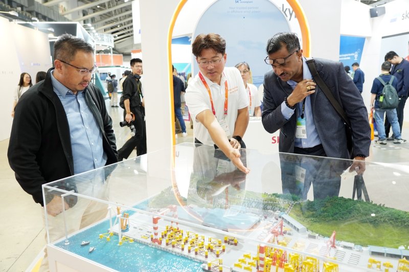 에너지 타이완 2025에 참가한 SK오션플랜트 (출처=연합뉴스)