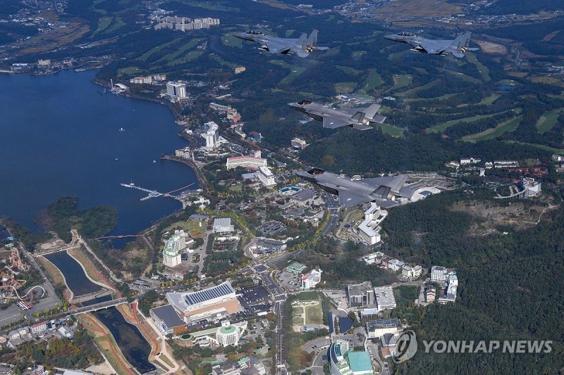 공군, APEC 정상회의 대비 공중전투초계 임무 강화 (출처=연합뉴스)