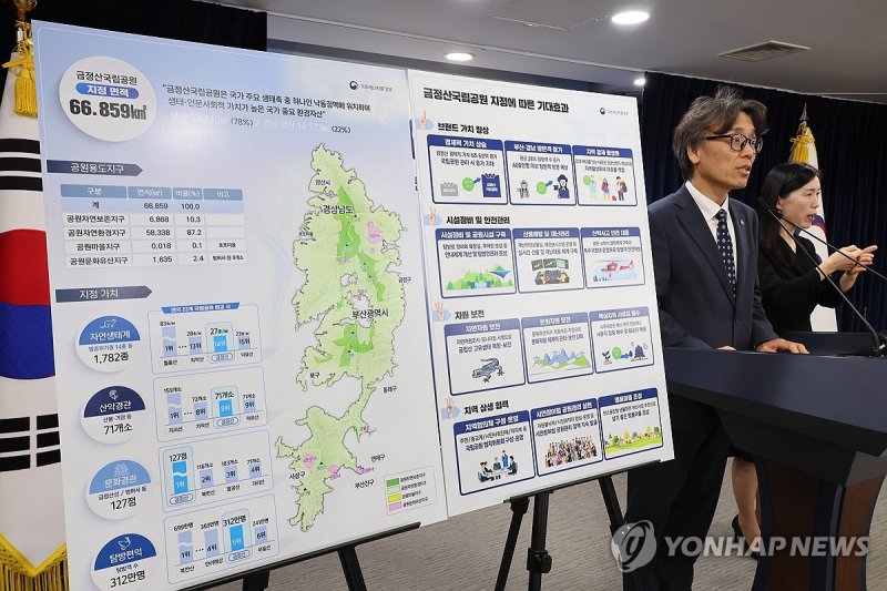 부산 금정산 국립공원 지정 (출처=연합뉴스)