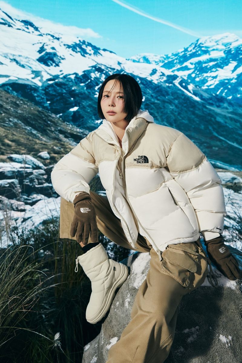 노스페이스 홍보대사 김나영. 노스페이스 제공