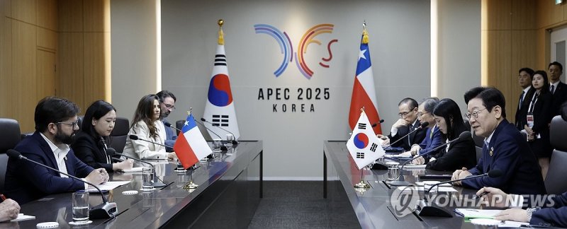 이재명 대통령, 칠레 대통령과 정상회담 (출처=연합뉴스)