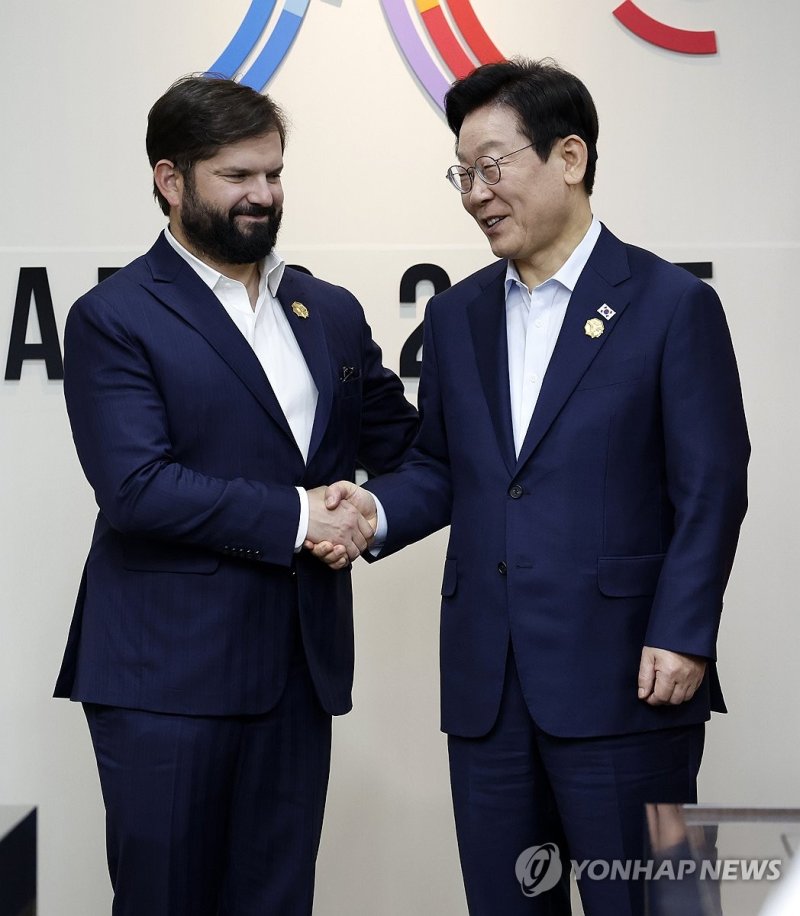 이재명 대통령, 칠레 대통령과 정상회담 (출처=연합뉴스)