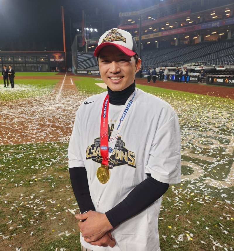 [대전=뉴시스] 박윤서 기자 = 프로야구 LG 트윈스 박해민. 2025.10.31.