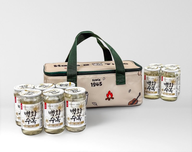 롯데칠성음료, 백화수복 캠핑 패키지 출시 (출처=연합뉴스)