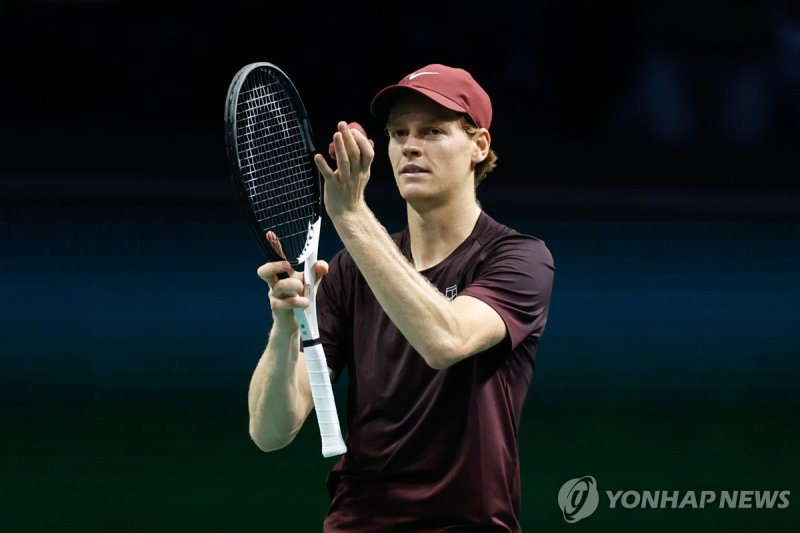 세계 1위 탈환까지 2승 남은 신네르 (출처=연합뉴스)