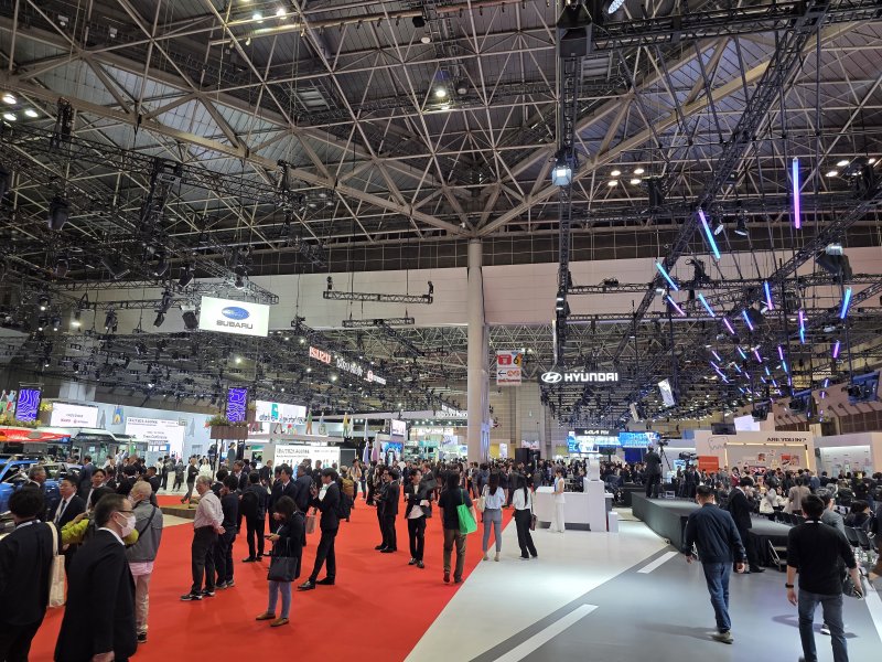 [도쿄=뉴시스] 박현준 기자 = 지난 29일(현지시간) '재팬 모빌리티쇼 2025'가 열린 일본 도쿄 빅 사이트 내 전시장. 2025.10.31 photo@newsis.com *재판매 및 DB 금지