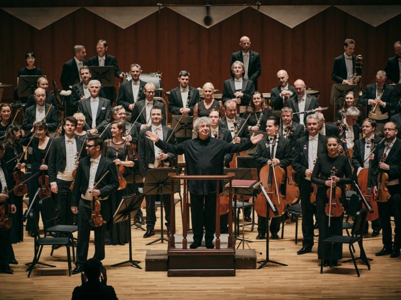 [서울=뉴시스] 지난 28일 서울 서초구 예술의전당에서 열린 '세묜 비치코프 & 체코 필하모닉' 공연 연주 모습. (사진=인아츠프로덕션 제공) 2025.10.31. photo@newsis.com *재판매 및 DB 금지