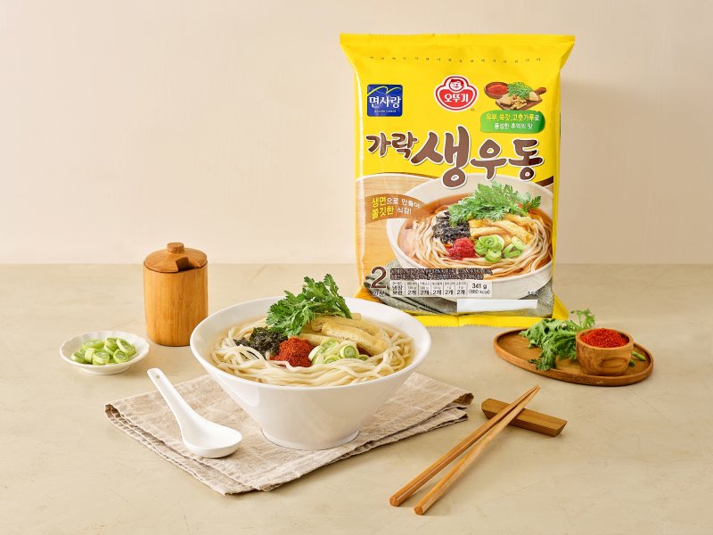 [서울=뉴시스] 오뚜기의 가락생우동. photo@newsis.com