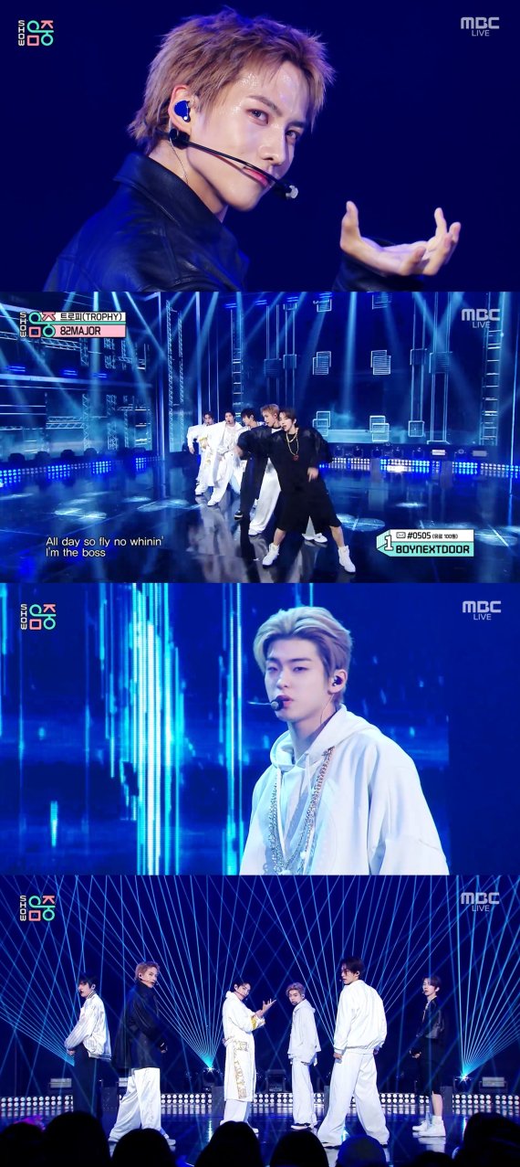 82메이저, '음악중심' 컴백…'트로피' 퍼포먼스 '시선 집중'