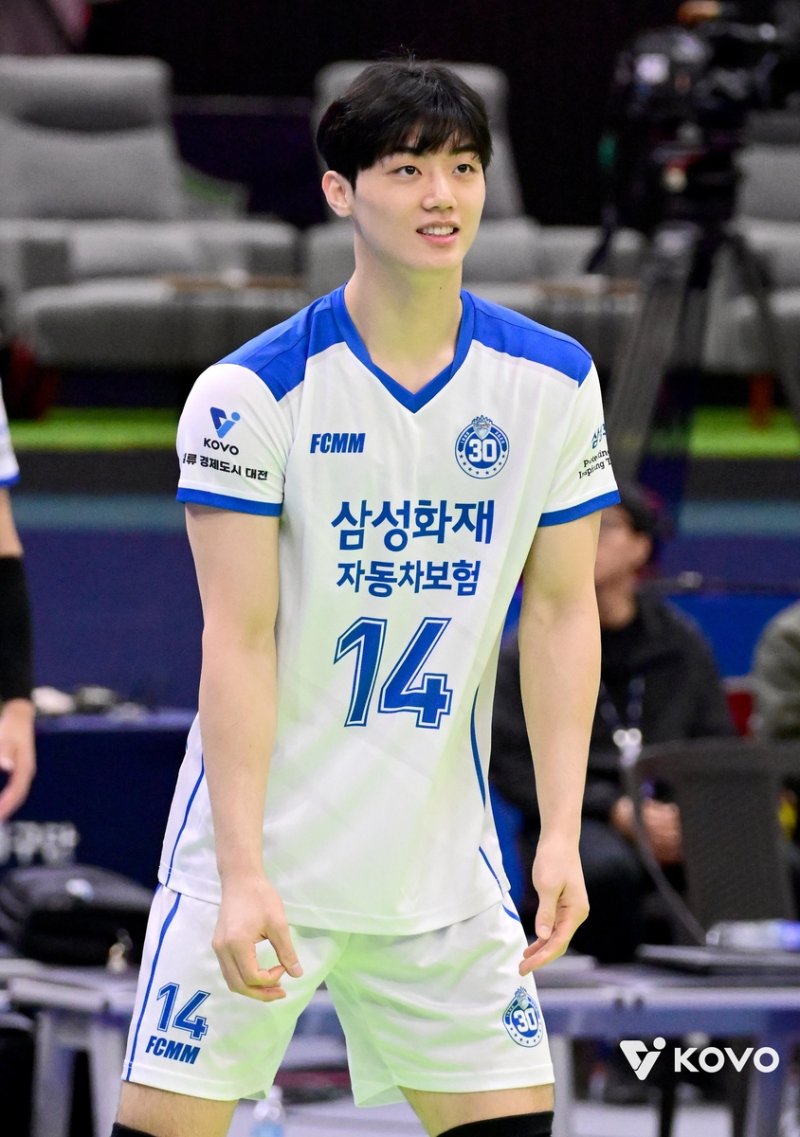 삼성화재의 신인 이우진 (출처=연합뉴스)