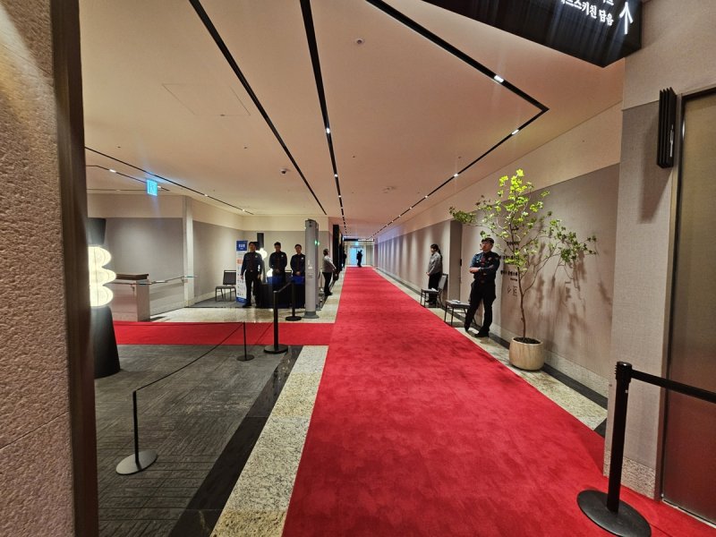 소노캄 경주 지하 1층 대연회장 가는 길 (출처=연합뉴스)