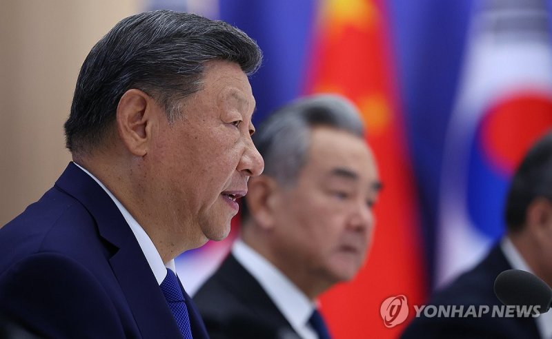 한중 정상회담, 발언하는 시진핑 중국 국가주석 (출처=연합뉴스)